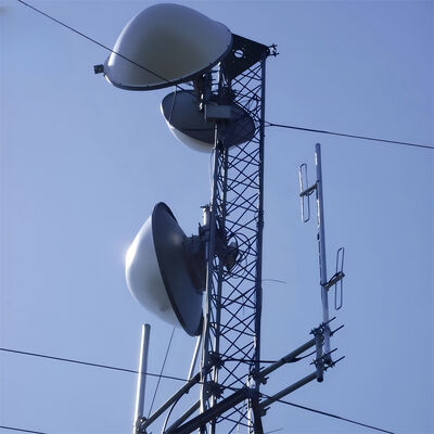 रेडियो टेलीविजन सिग्नल ट्रांसमिशन के लिए 20m-200m हाई पावर हॉट डिप गैल्वेनाइज्ड Guyed एफएम टीवी प्रसारण ट्रांसमिशन टॉवर