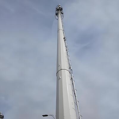 20 28 36M लैंडस्केप फ्रेंडली मोनोपोल ट्यूबलर गैल्वनाइज्ड आउटडोर 5G 4G माइक्रोवेव सिटी सीनिक कम्युनिकेशन मस्त