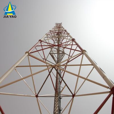 स्टेशन संचार के लिए 40M कंपन प्रतिरोधी 3 लेग्ड ट्यूब टेलीकॉम टॉवर