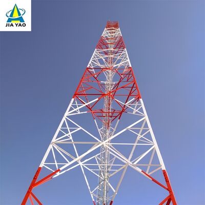 52एम क्यू355 स्टील 3 लेग्ड एंगल स्टील टॉवर अस्थायी नेटवर्क परिनियोजन के लिए पुन: प्रयोज्य
