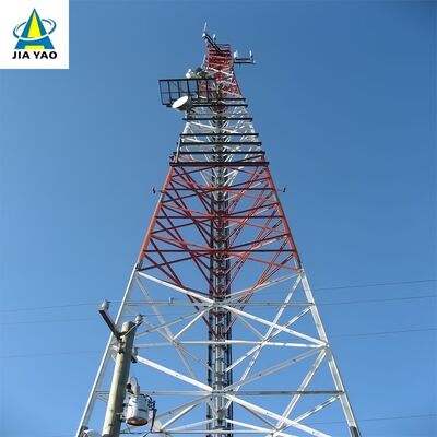 कृषि क्षेत्र सिग्नल विस्तार के लिए 54एम जंगरोधी 3 टांगों वाला टेलीकॉम टावर