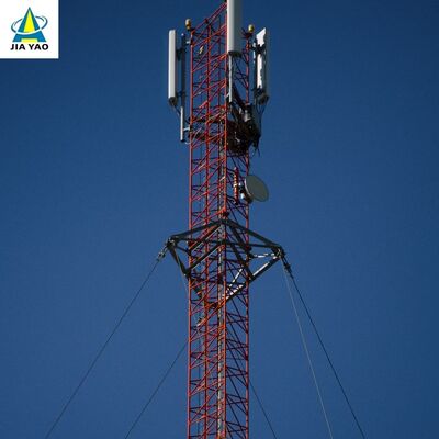 प्रसारण सिग्नल ट्रांसमिशन परियोजना के लिए 48 52M बजट अनुकूल गाइड वायर टॉवर