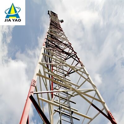 36 49 54M डिटैचेबल 3 लेग्ड एंगल स्टील टॉवर अस्थायी इवेंट संचार के लिए पुन: प्रयोज्य