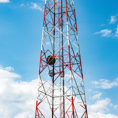 Anti-Corrosion Hot Dip Galvanized Lattice Telecom Tower for Desert Arid Environment Communication Base Station with ASTM A123 Standard