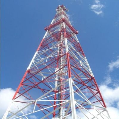 फ्रेम संरचना बोल्ट सीढ़ी 4 पैर टावर जाली 5-200M ऊंचाई
