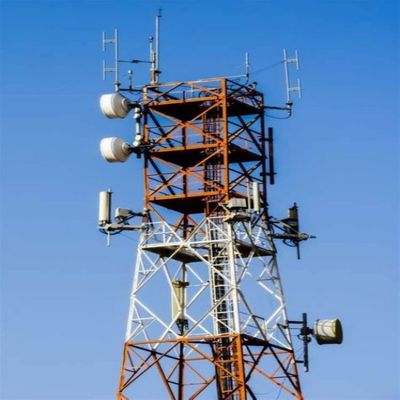 गैल्वनाइजेशन 4 पैरों वाला ग्रिड एंटीना टॉवर हॉट डिप 70m 75m 80m