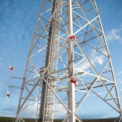 फ्रेम संरचना बोल्ट सीढ़ी 4 पैर टावर जाली 5-200M ऊंचाई