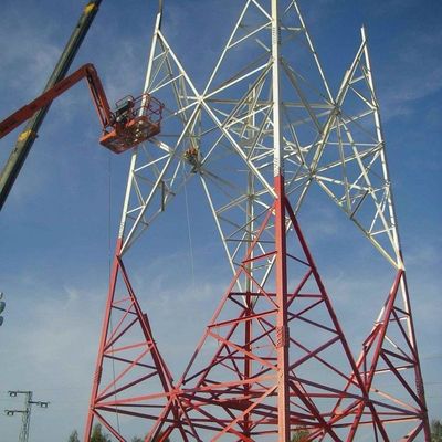 मोबाइल वाईफाई नेटवर्क 4जी 5जी जीएसएम रेडियो सिग्नल 4 लेग एंगल स्टील दूरसंचार टॉवर दूरसंचार