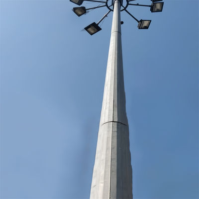 ISO 1461 15 20 30 40 50 M मीटर 4G 5G स्टैंड सेल सिग्नल पोल चढ़ाई सीढ़ी स्व-समर्थन बी मोनोपोल एंटीना टॉवर