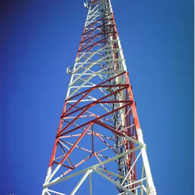 20 - 50 मीटर 55 मीटर 60 मीटर 70 मीटर 80 मीटर हॉट डीआईपी गैल्वेनाइज्ड 3 लेग सेल्फ सपोर्टिंग टॉवर 3 लेग एंगल टॉवर