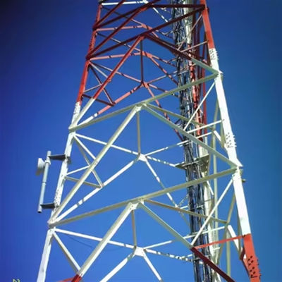 45 मीटर कोण स्टील जाली स्व-समर्थन एंटीना टॉवर प्रदाता 4g 5g टॉवर