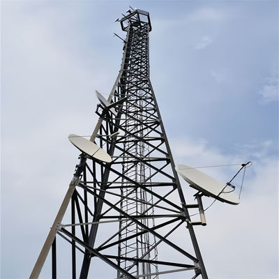 5 10 15 20 25 30 एम स्व-समर्थन जस्ती कोणीय इस्पात 3 पैर टावर