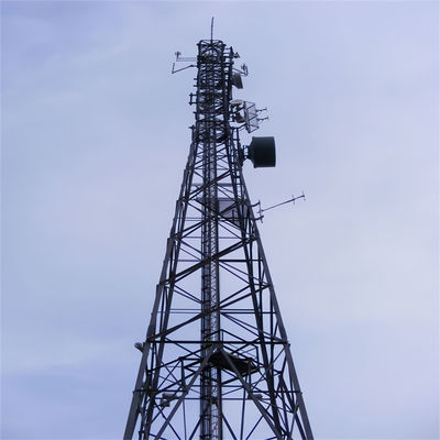 5-200M जस्ती कोण स्टील स्टील जाली टॉवर निर्माता जाली दूरसंचार टॉवर