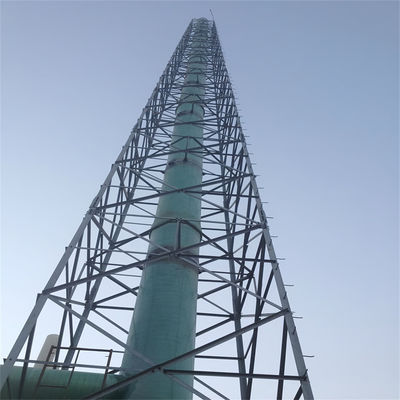 स्वायत्त जाली स्टील माइक्रोवेव रेडियो वाईफाई दूरसंचार 4 पैर कोण सेल टॉवर और जाली मस्तूल बिक्री के लिए