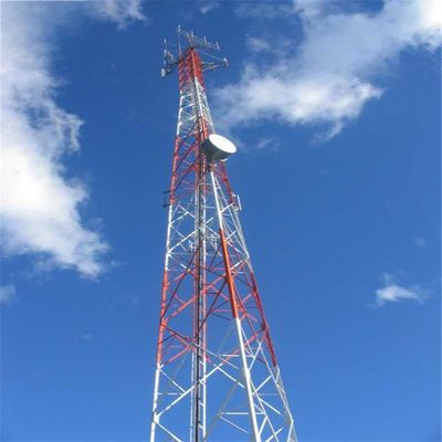 50 मीटर स्टील सौर ऊर्जा टीवी उपग्रह माइक्रोवेव ग्रिड टॉवर मस्तूल 50 किमी इंटरनेट सिग्नल रेडियो दूरसंचार टॉवर