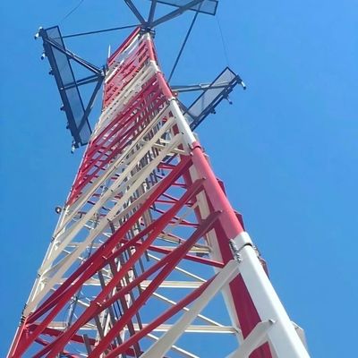 निर्माता मूल्य 2g 3g 4g 5g वायरलेस दूरसंचार जीएसएम सिग्नल एंटीना 3/4 पैर ट्यूबलर स्टील टॉवर
