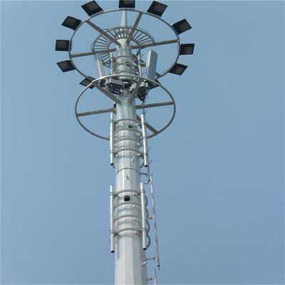 संचार प्रसारण दूरसंचार एकाधिकार एंटेना टॉवर ASTM A123/ ISO 1461