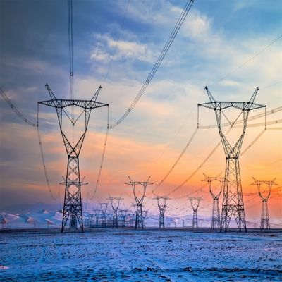 उच्च वोल्टेज विद्युत संचरण लाइन टॉवर 10KV 33KV 66KV 110KV