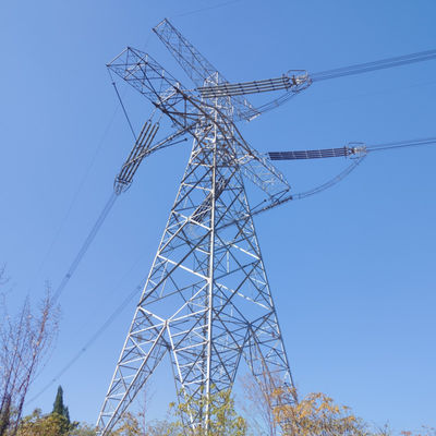 उच्च वोल्टेज विद्युत संचरण लाइन टॉवर 10KV 33KV 66KV 110KV