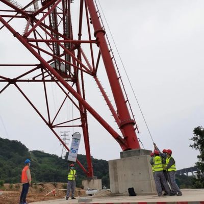 33KV से 110KV पावर ट्रांसमिशन टॉवर कोण आयरन टॉवर 30-180 किमी/घंटा हवा की गति