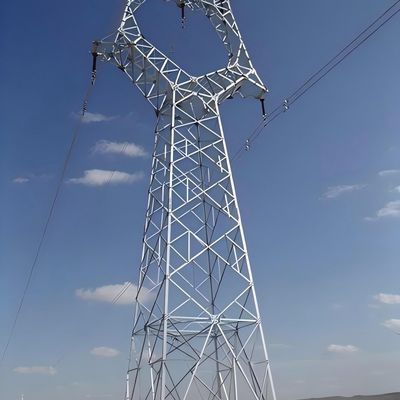 33KV से 110KV पावर ट्रांसमिशन टॉवर कोण आयरन टॉवर 30-180 किमी/घंटा हवा की गति