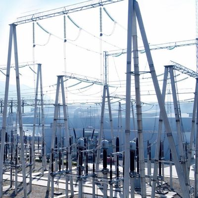 कोण लोहा उच्च वोल्टेज विद्युत टॉवर हवा की गति 30-180 किमी/घंटा 132kv ट्रांसमिशन टॉवर