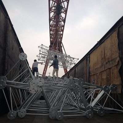 Steel Guyed Wire Tower designed with impact strength KV values of 27 joules at various temperatures ensuring performance