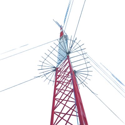 Guyed Wire Tower engineered to meet EN 1993 3 1 design codes providing compliance with European structural steel standards
