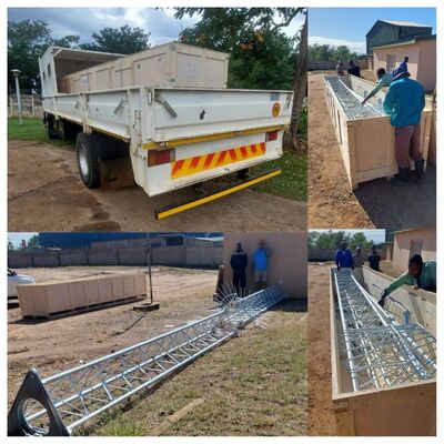 10 मीटर-150 मीटर उच्च परिशुद्धता गर्म डुबकी गैल्वेनाइज्ड गाइडेड पवन मापन मस्त टॉवर पवन फार्म मौसम निगरानी के लिए