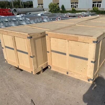 ध्रुवीय वैज्ञानिक अनुसंधान स्टेशन संचार के लिए 20 मीटर-60 मीटर अत्यधिक पर्यावरण प्रतिरोधी गाइड वायर टॉवर