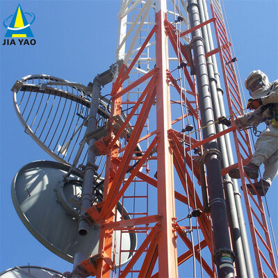 Wireless Galvanized Self Supporting 3 Leg Angular Steel GSM Communication Tower Supplier