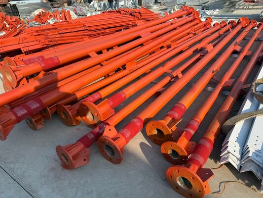 16 26 36एम सिग्नल इंटीग्रेटेड 3 लेग्ड ट्यूबलर गैल्वनाइज्ड स्टील आउटडोर 5जी 4जी सैटेलाइट रेडियो वाईफाई टेलीकॉम टॉवर