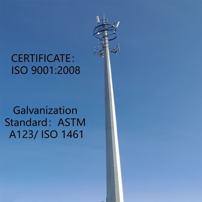 20 28 36M लैंडस्केप फ्रेंडली मोनोपोल ट्यूबलर गैल्वनाइज्ड आउटडोर 5G 4G माइक्रोवेव सिटी सीनिक कम्युनिकेशन मस्त