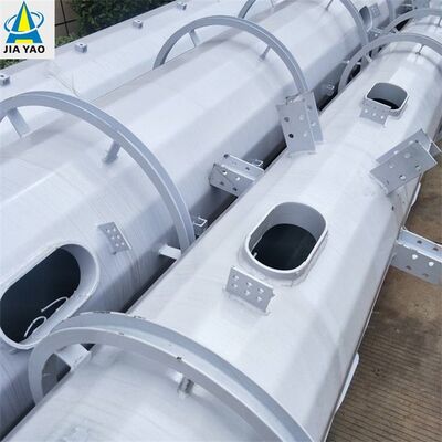 10 16 22M स्पेस सेविंग मोनोपोल ट्यूबलर गैल्वेनाइज्ड आउटडोर 5G 4G माइक्रोवेव कॉम्पैक्ट कम्युनिकेशन मस्त