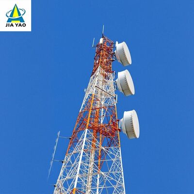 24 36 48 Meter Hot Dip Galvanized 4 Legged Communication Tower for Satellite Signal Transmission