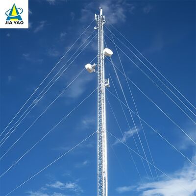 Custom Height Guyed Tower Cost Effective For Rural Broadcast Signal
