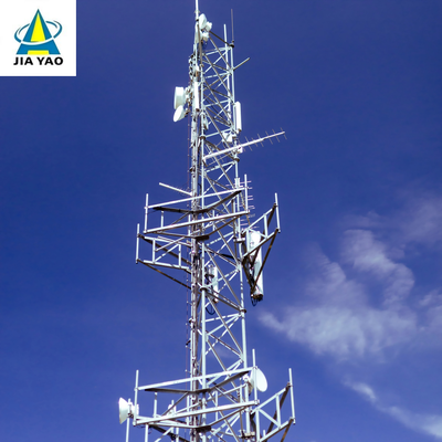 66M Uniform Load 3 Tube Tower Compact Structure For Residential Compound Telecom