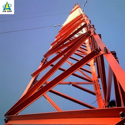 गोबी क्षेत्र टेलीकॉम नेटवर्क के लिए 35 42 48M हॉट डिप गैल्वेनाइज्ड गाइड टॉवर