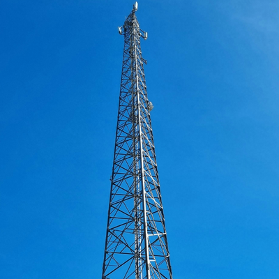 45M Multi Platform 4 Legged Angle Steel Tower Heavy Load For High Speed Railway Hub