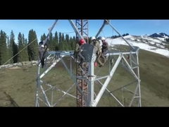 4 पैरों वाला कोणीय स्टील टावर