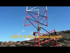 3.3 पैरों वाला ट्यूबलर स्टील टॉवर